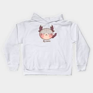 Scorpio Cat Kids Hoodie